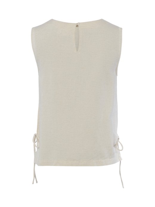Damen Top mit Leinen-Anteil - VIPrisilla