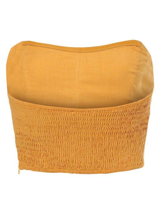 Damen Top mit Leinen-Anteil