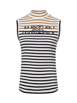 Artikelbild Damen Top von Marc Cain Sports in weiß schwarz gestreift