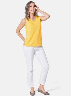 Artikelbild Damen Top von Goldner in zitrone uni