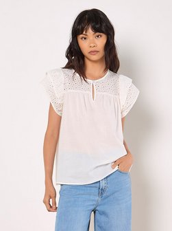 Artikelbild Damen Top von Apricot in weiß uni