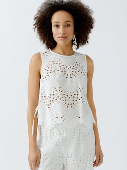 Artikelbild Damen Top von Oui in ecru uni