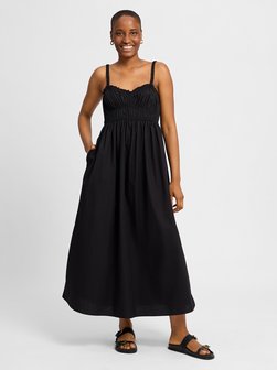 Artikelbild Damen Trägerkleid - C_Dalza von BOSS Orange in schwarz uni