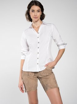 Artikelbild Damen Trachtenbluse - Filament von Spieth & Wenksy in weiß uni