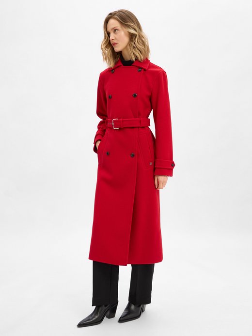 Damen Trenchcoat mit Wollanteil - Martinu