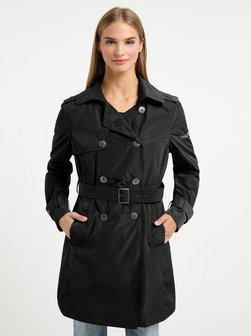 Artikelbild Damen Trenchcoat von Frieda & Freddies in schwarz uni
