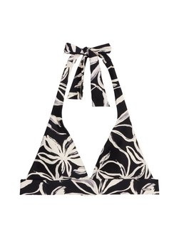 Damen Triangel-Bikini-Top  -  Abstract Floral