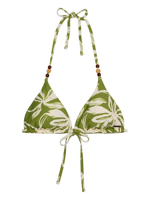 Damen Triangel-Bikini-Top  -  Abstract Flower