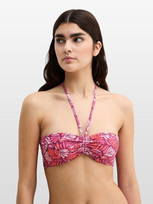 Damen Triangel-Bikini-Top  -  Abstract Leaf