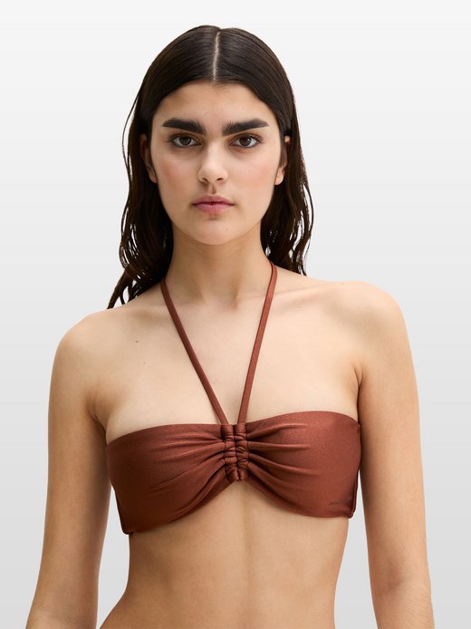 Damen Triangel-Bikini-Top  -  Breezy Leaf