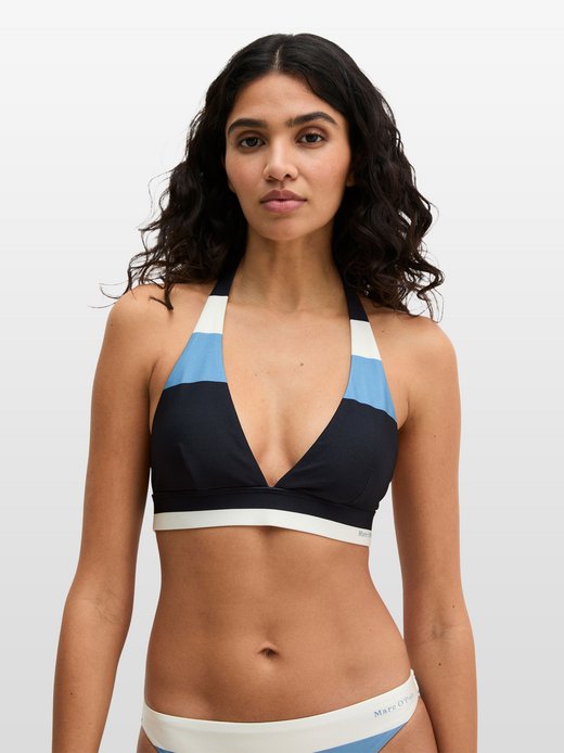 Damen Triangel-Bikini-Top  -  Summer Stripes