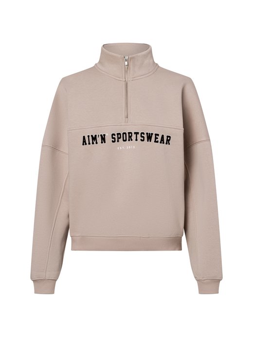 Damen Troyer - Varsity Sweat Half Zip