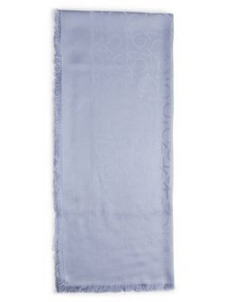Artikelbild Damen Tuch - Shiny Jacquard Monogram Square von Calvin Klein in hellblau strukturiert