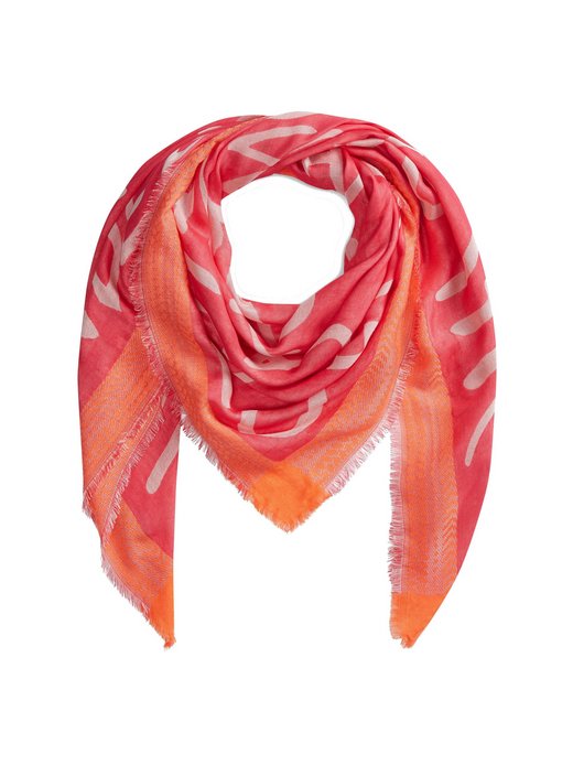 Damen Tuch - Tuch mit Statement-Print