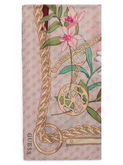 Artikelbild Damen Tuch von GUESS in altrosa mehrfarbig gemustert