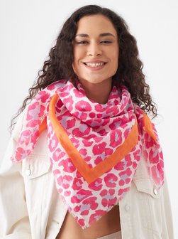 Artikelbild Damen Tuch von Codello in pink bedruckt