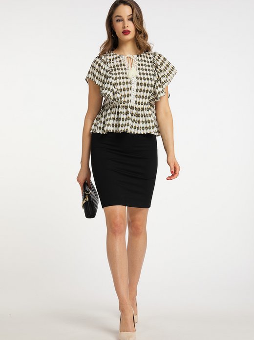 Damen Tunika kurzarm