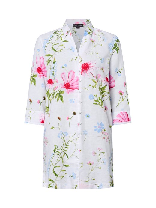 Damen Tunikabluse mit Leinen-Anteil - Winnie