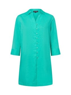 Artikelbild Damen Tunikabluse mit Leinen-Anteil - Winnie von Franco Callegari in aqua uni