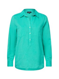 Damen Tunikabluse mit Leinenanteil