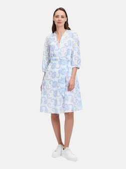Artikelbild Damen Tunikakleid von Betty & Co in blau weiß uni