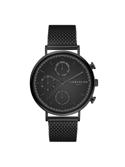 Damen Uhr & Armband  -  Black Chic