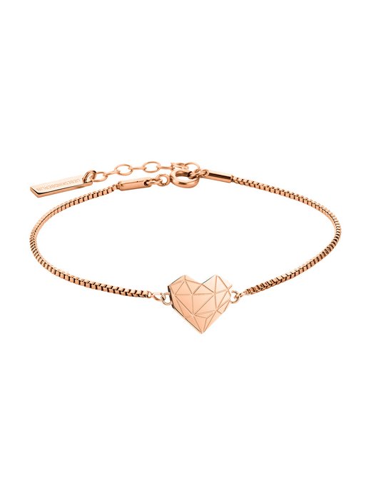 Damen Uhr & Armband  -  Minimalistic Hearts