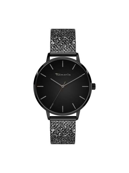 Damen Uhr & Armband Set  -  The Sparkling Black