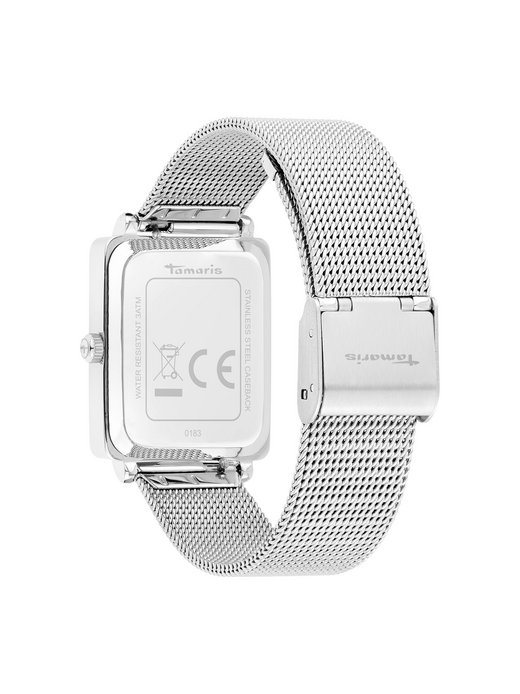 Damen Uhr  -  Square Meets Mesh