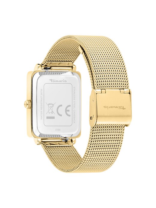 Damen Uhr  -  Square Meets Mesh