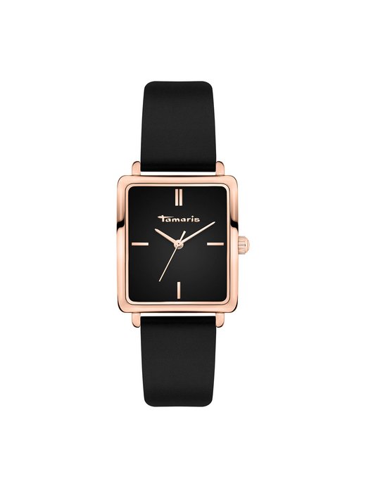 Damen Uhr  -  The Square Black