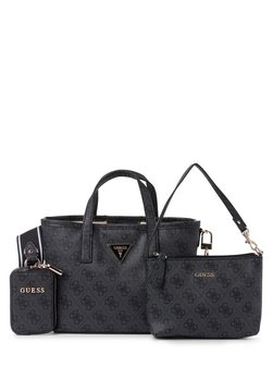 Artikelbild Damen Umhängetasche - Latona Mini von GUESS in anthrazit schwarz gemustert