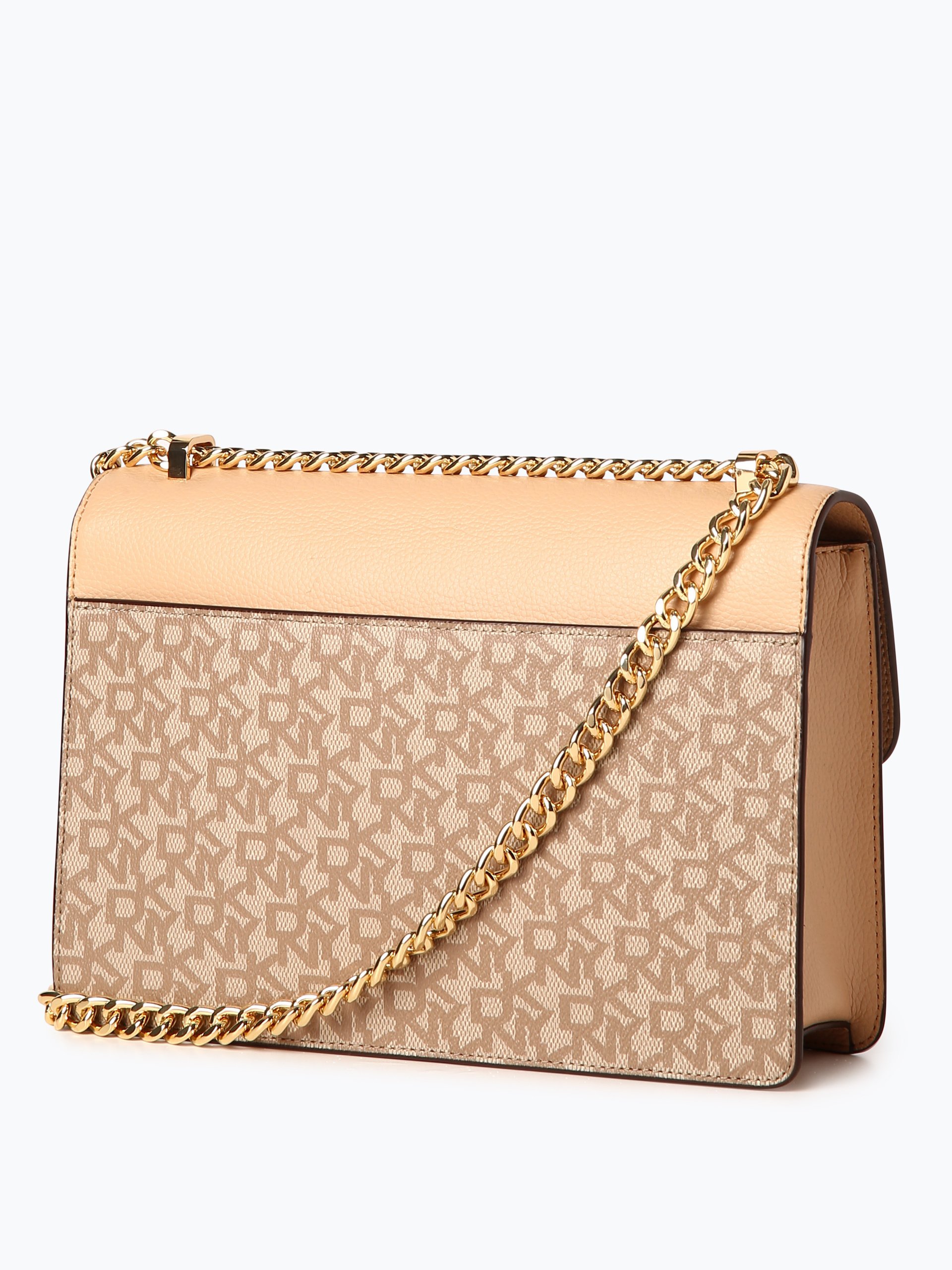 DKNY Pochette aus Leder Modell 'Carol' (beige) online kaufen