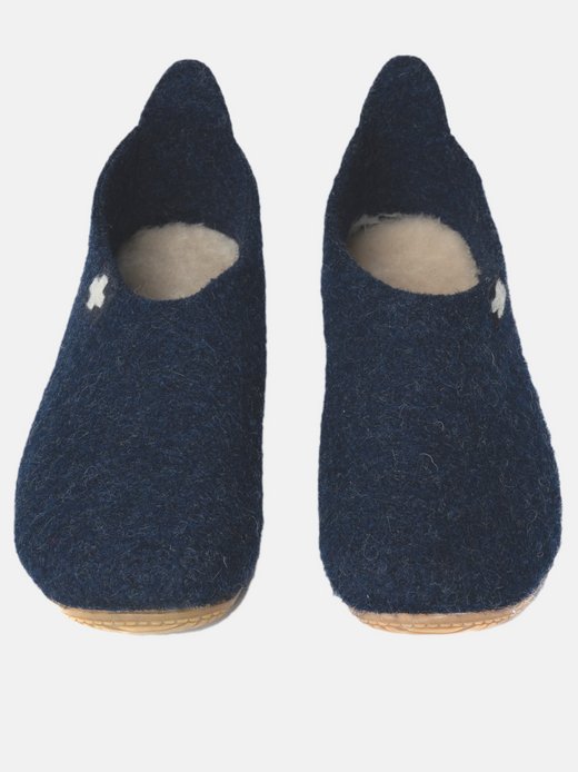 Damen Und Herren Hausschuh - Schurwolle