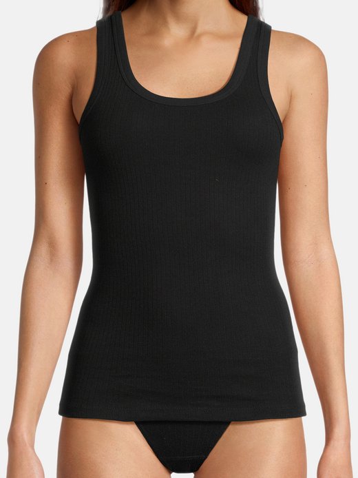 Damen Unterhemd - 3er Pack Feinripp