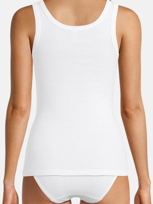 Damen Unterhemd - 3er Pack Feinripp