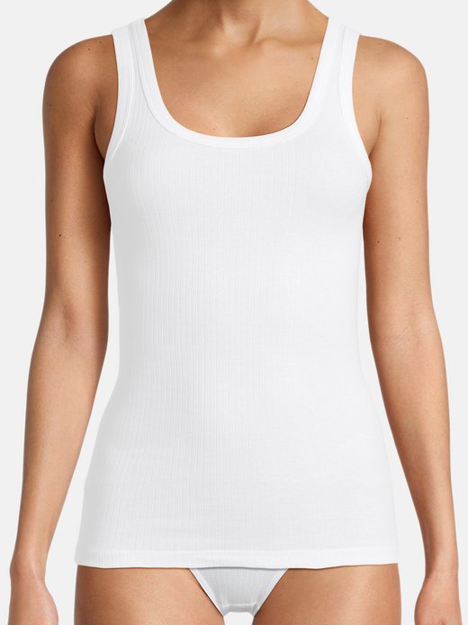 Damen Unterhemd - 3er Pack Feinripp