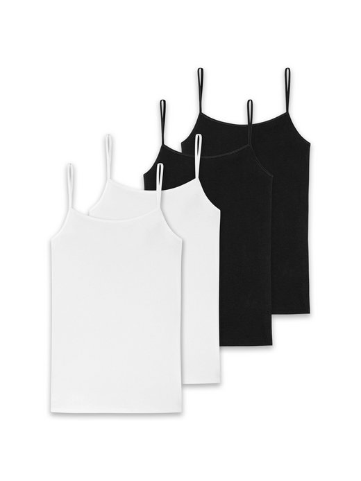 Damen Unterhemd 4er Pack