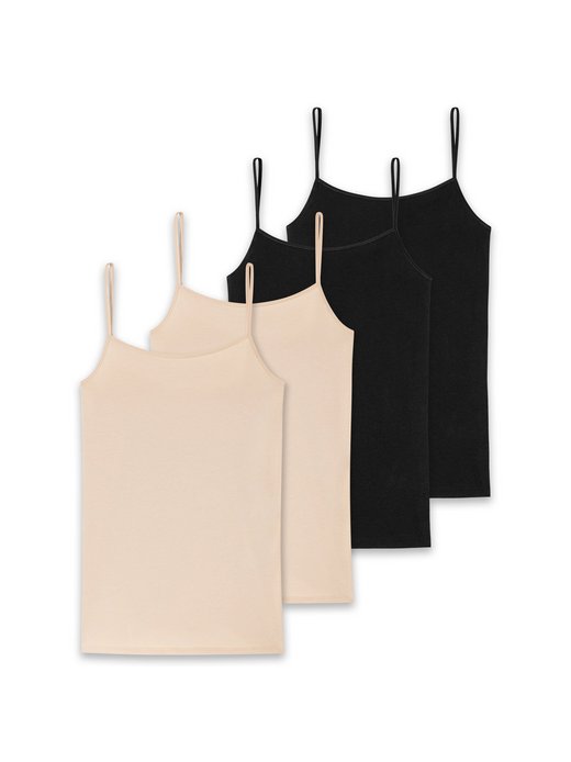 Damen Unterhemd 4er Pack