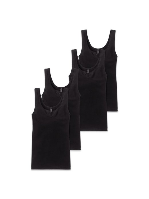 Damen Unterhemd 4er Pack