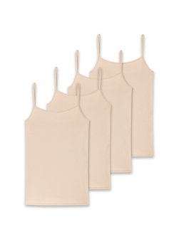 Damen Unterhemd 4er Pack