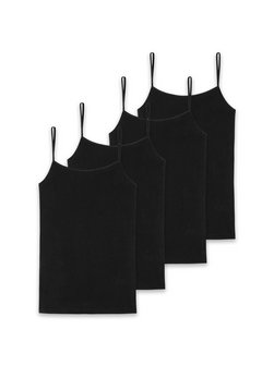 Damen Unterhemd 4er Pack
