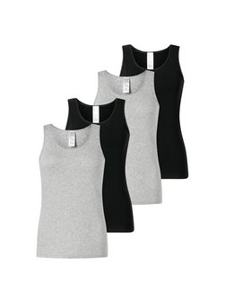 Damen Unterhemd 4er Pack