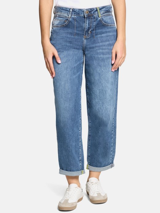 Damen Used Look-Jeans