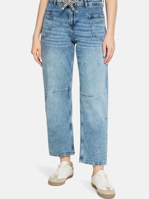 Damen Used Look-Jeans