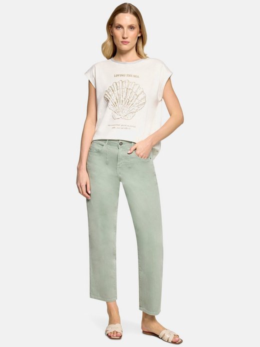 Damen Used Look-Jeans