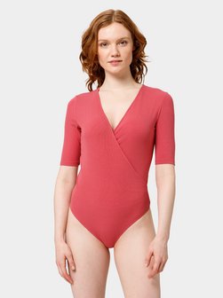 Damen V-Ausschnitt Body Halbarm