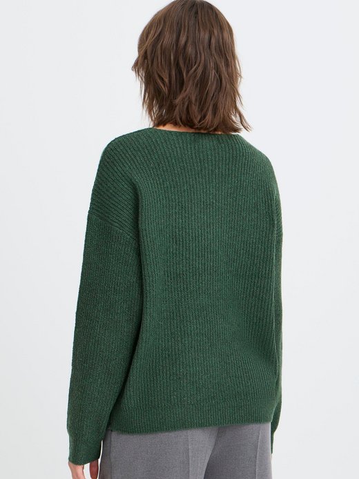 Damen V-Ausschnitt-Pullover - OXCallie