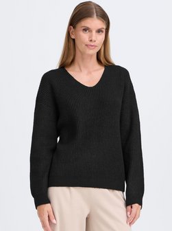 Damen V-Ausschnitt-Pullover - OXCallie