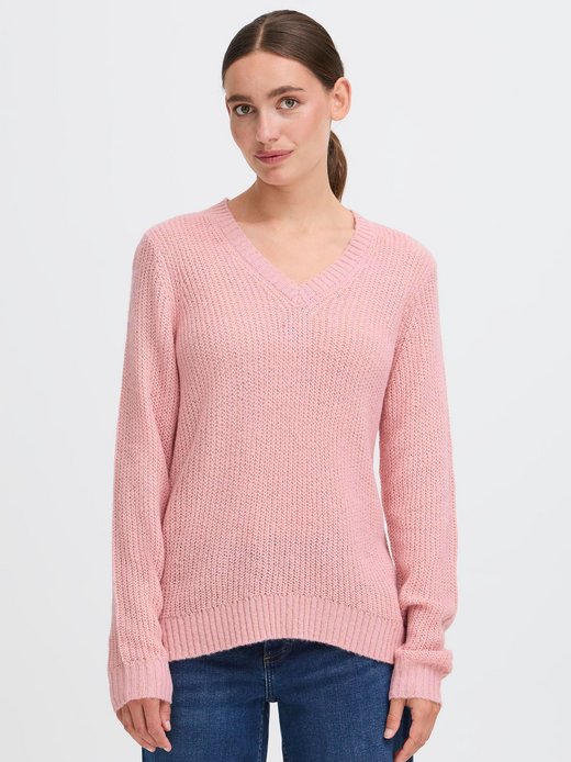 Damen V-Ausschnitt-Pullover - OXFSinvi